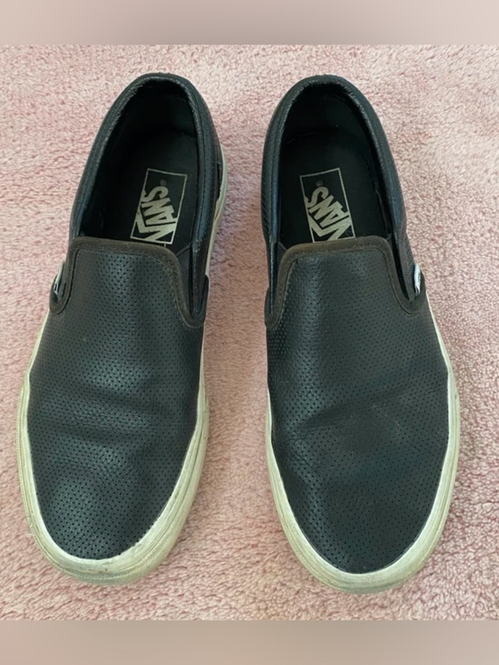 VANS Classic Leather Slip-On Shoes Unisex